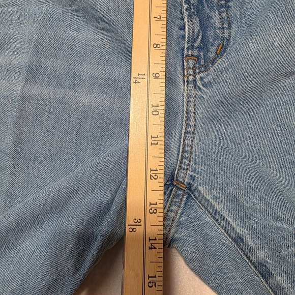 Madewell The Curvy Perfect Vintage Jean Light Wash Distressed Size 31 - Picture 7 of 9